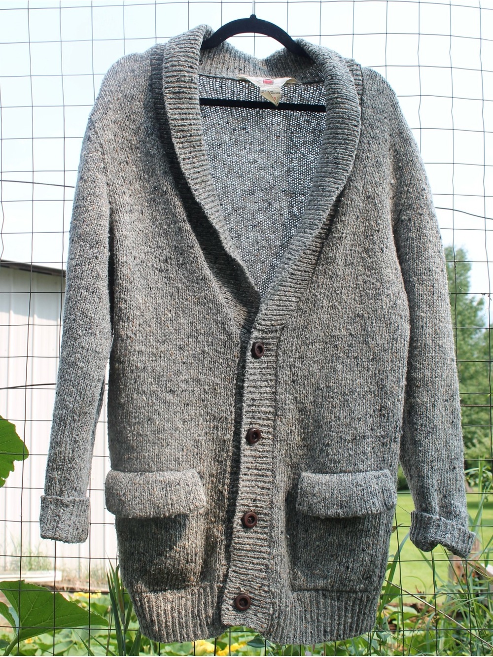 80’s Le Cháteau Men’s Wool Button Up Sweater
